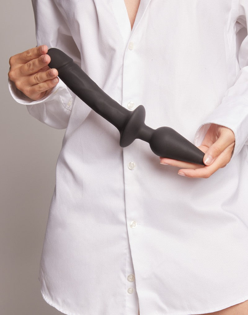 Strap-On-Me - Switch Plug-In - 2-in-1 Dildo & Buttplug - Zwart-Erotiekvoordeel.nl