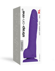 Strap-On-Me - Soft Realistic Dildo Met Zuignap - Paars