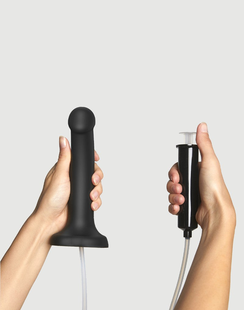 Strap-On-Me - Squirting Cum Dildo - Spuitende Dildo - Maat S - Zwart