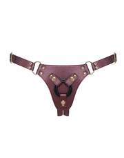 Strap-On-Me - Generous - Strap-on Harnas - PU Leer - Aubergine Paars