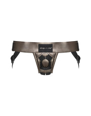 Strap-On-Me - Curious - Strapon Harnas - PVC Leatherette - Bronskleurig
