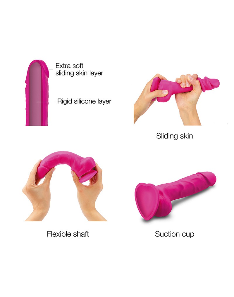 Strap-On-Me - Sliding Skin Realistische Dildo - Roze