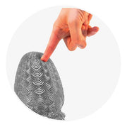 Stretch'r - Ripple - XXL Buttplug - Gun Metal Zilver
