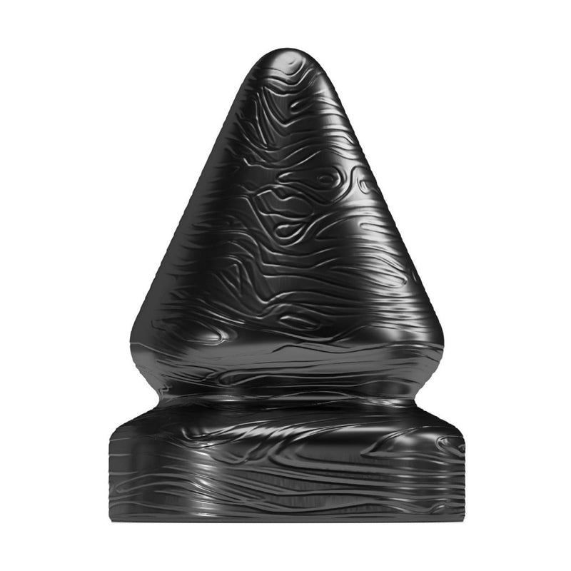 Stretch'r - Sirup - XXL Buttplug - Zwart Metallic
