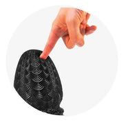 Stretch'r - Sirup - XXL Buttplug - Zwart Metallic