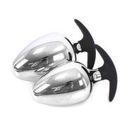 Kiotos - Sucker RVS Buttplug BIG-S 60 mm Met Siliconen Voetje
