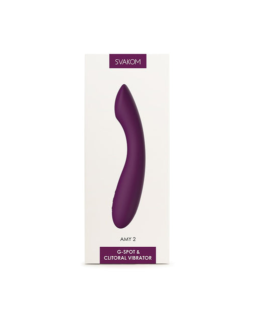 Svakom - Amy 2 - Flexibele G-Spot Vibrator - Paars