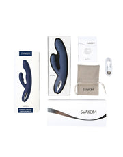 Svakom - Aylin - Rabbit Vibrator Met Vibrerende Tip - Blauw
