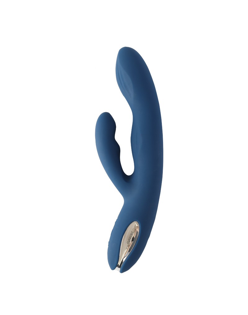 Svakom - Aylin - Rabbit Vibrator Met Vibrerende Tip - Blauw