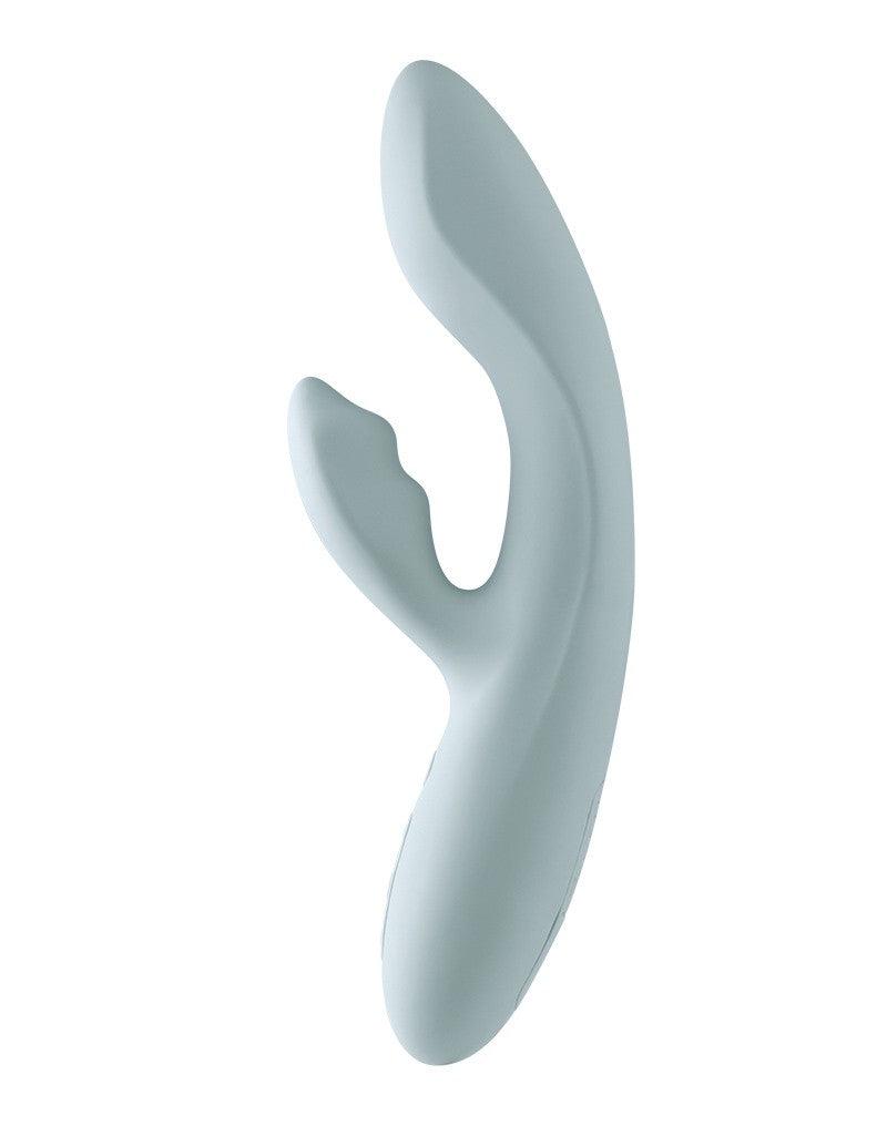 Svakom - Chika - Verwarmende Rabbit Vibrator - Met App Control - Lichtgrijs