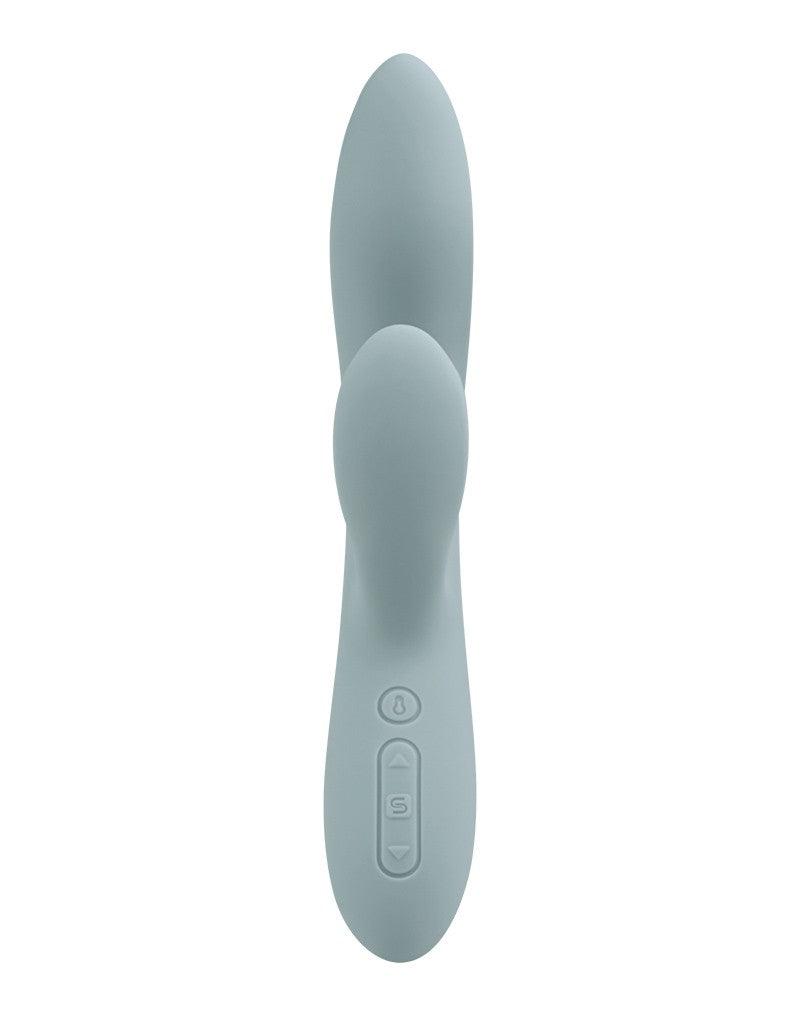 Svakom - Chika - Verwarmende Rabbit Vibrator - Met App Control - Lichtgrijs