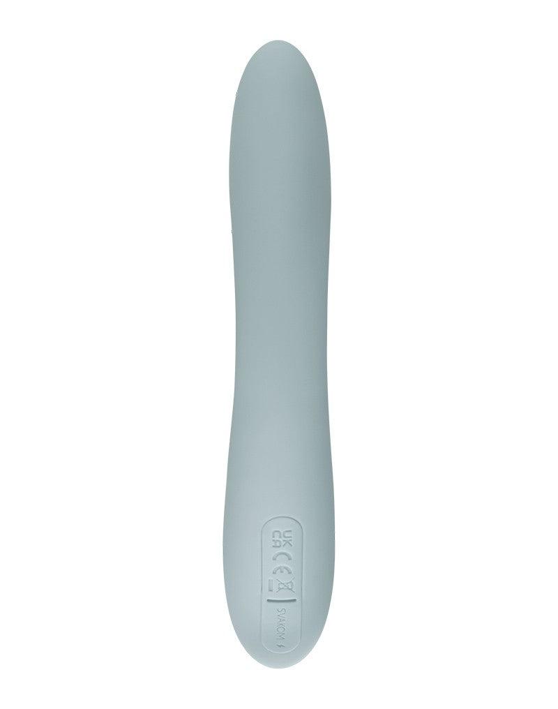 Svakom - Chika - Verwarmende Rabbit Vibrator - Met App Control - Lichtgrijs