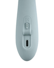Svakom - Chika - Verwarmende Rabbit Vibrator - Met App Control - Lichtgrijs