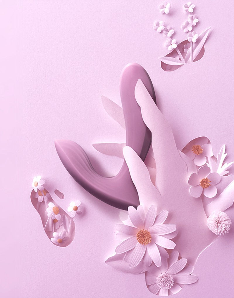 Svakom - Erica - Draagbare Vibrator Met App Control - Twee Motoren - Lichtroze