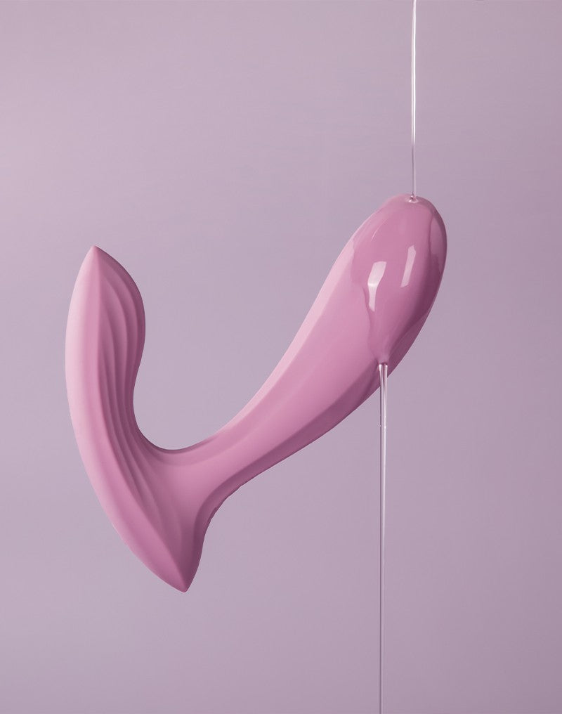 Svakom - Erica - Draagbare Vibrator Met App Control - Twee Motoren - Lichtroze