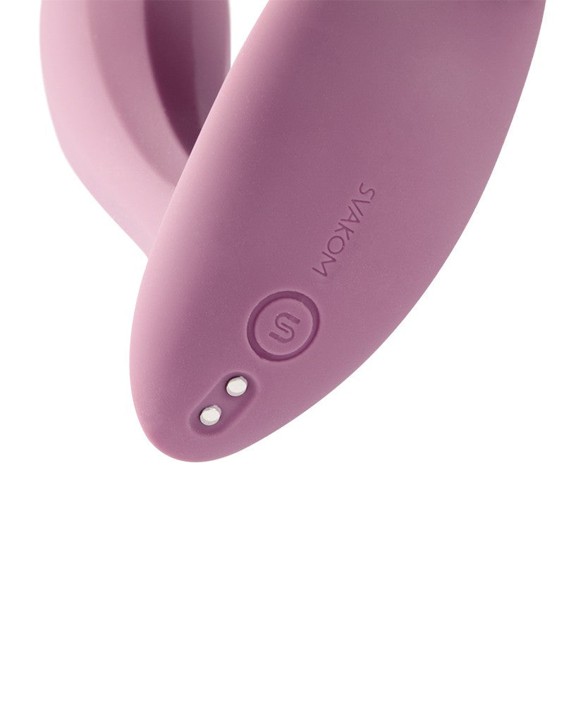 Svakom - Erica - Draagbare Vibrator Met App Control - Twee Motoren - Lichtroze