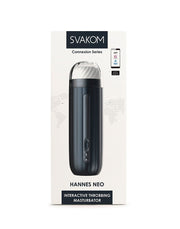 Svakom - Hannes Neo - Interactieve Throbbing Verwarmende Masturbator met App Control - Donkerblauw
