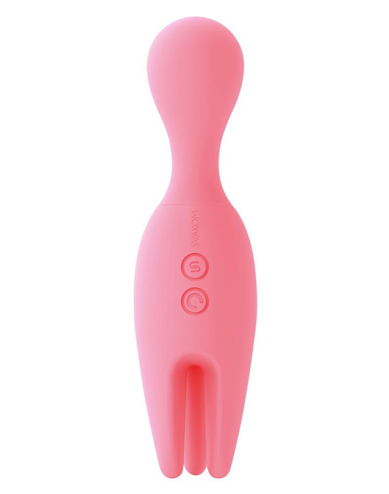 Svakom - Nymph - G-Spot Vibrator en Clitoris Stimulator - Roze