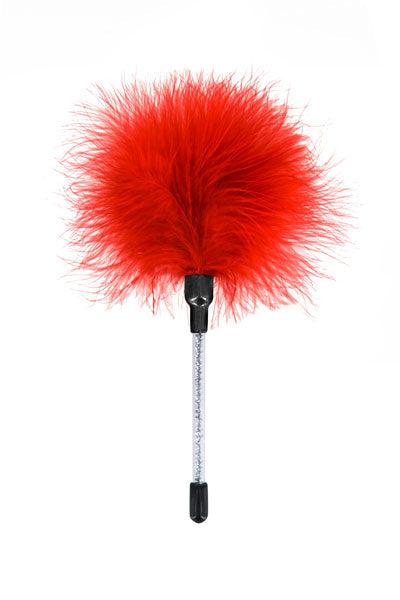 Sweet Caress - Rode Kietelaar Met Veertjes