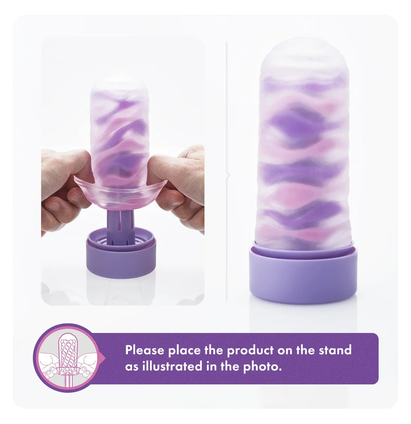 Tenga - Arte Drape Masturbator - Paars/Lila