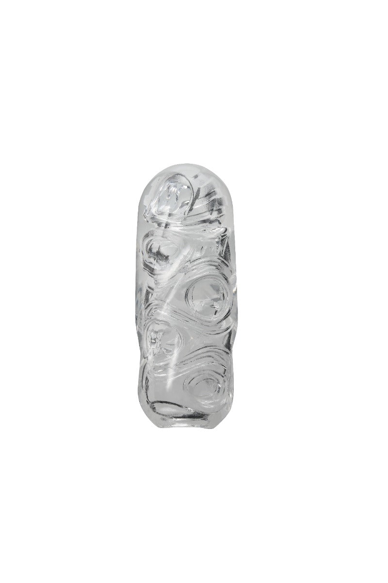 Tenga - Bobble Vacuum Cup Masturbator - Magic Marbles - Transparant/Paars/Geel