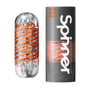 Tenga - Spinner 02 Hexa Masturbator - Transparant/Oranje