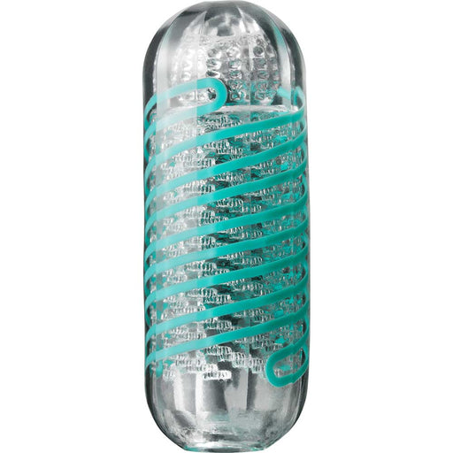 Tenga - Spinner 04 Pixel Masturbator - Transparant/Turquoise
