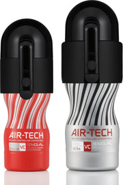Tenga - Air-Tech Vacuum Controller (VC) Vacuum Cup Masturbator - Regular - Rood/Zilver