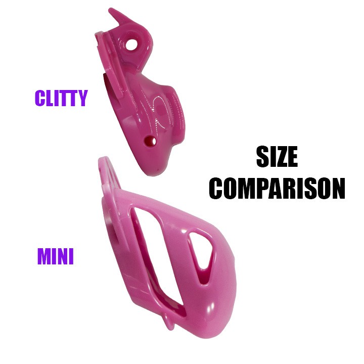 The Vice - Clitty - Kuisheidskooi - Peniskooi - Chastity Cage Voor Kleine Penis - Paars