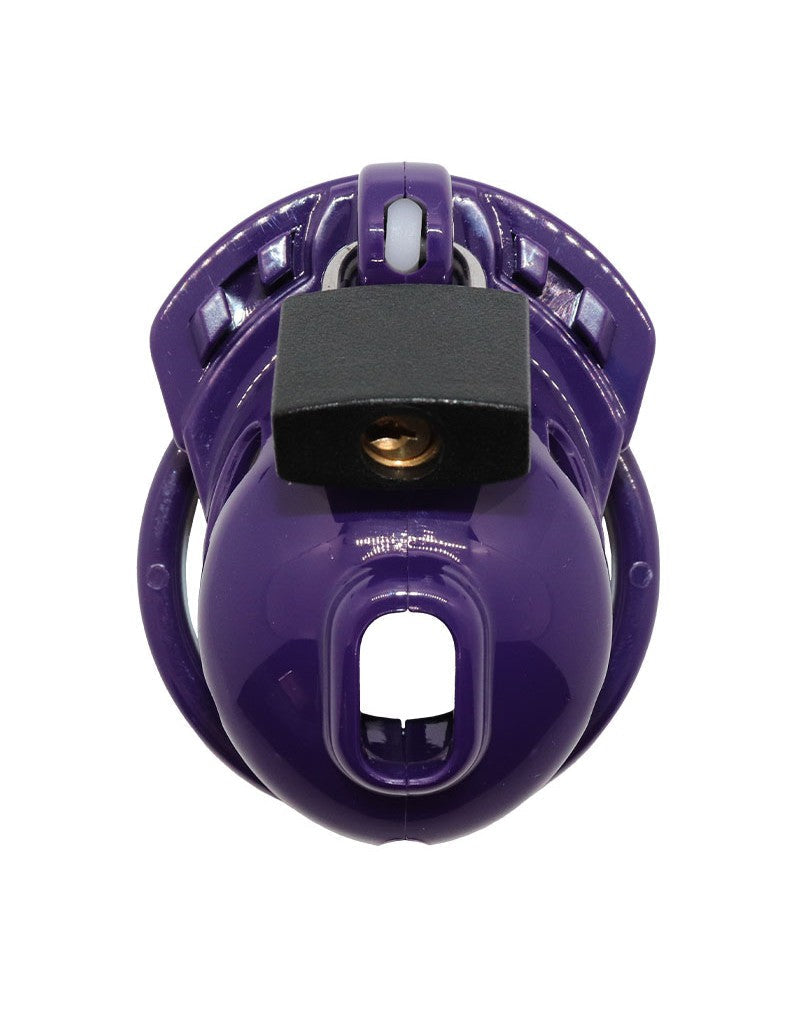 The Vice - Micro - Kuisheidskooi - Peniskooi - Chastity Cage voor de Kleine Penis - Paars