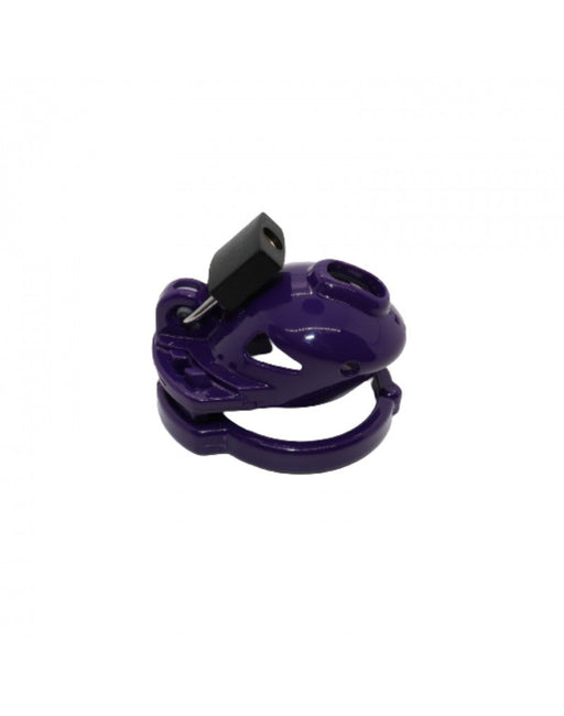 The Vice - Micro - Kuisheidskooi - Peniskooi - Chastity Cage voor de Kleine Penis - Paars