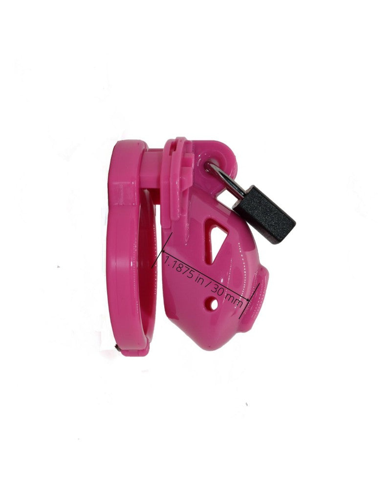 The Vice - Micro - Kuisheidskooi - Peniskooi - Chastity Cage voor de Kleine Penis - Roze