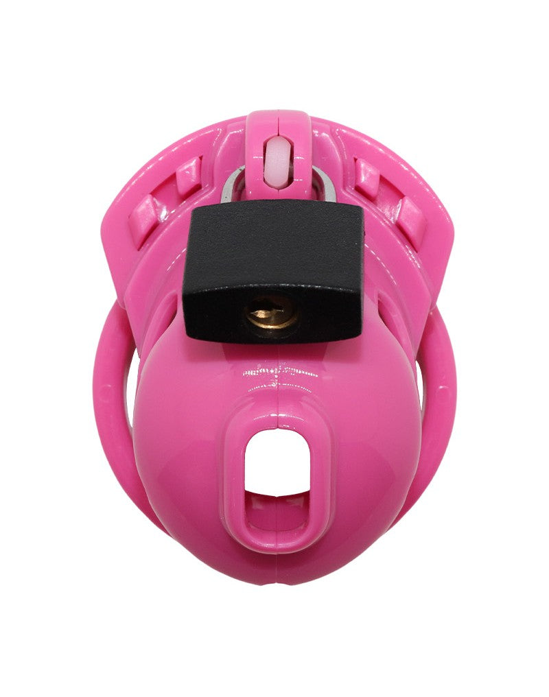 The Vice - Micro - Kuisheidskooi - Peniskooi - Chastity Cage voor de Kleine Penis - Roze