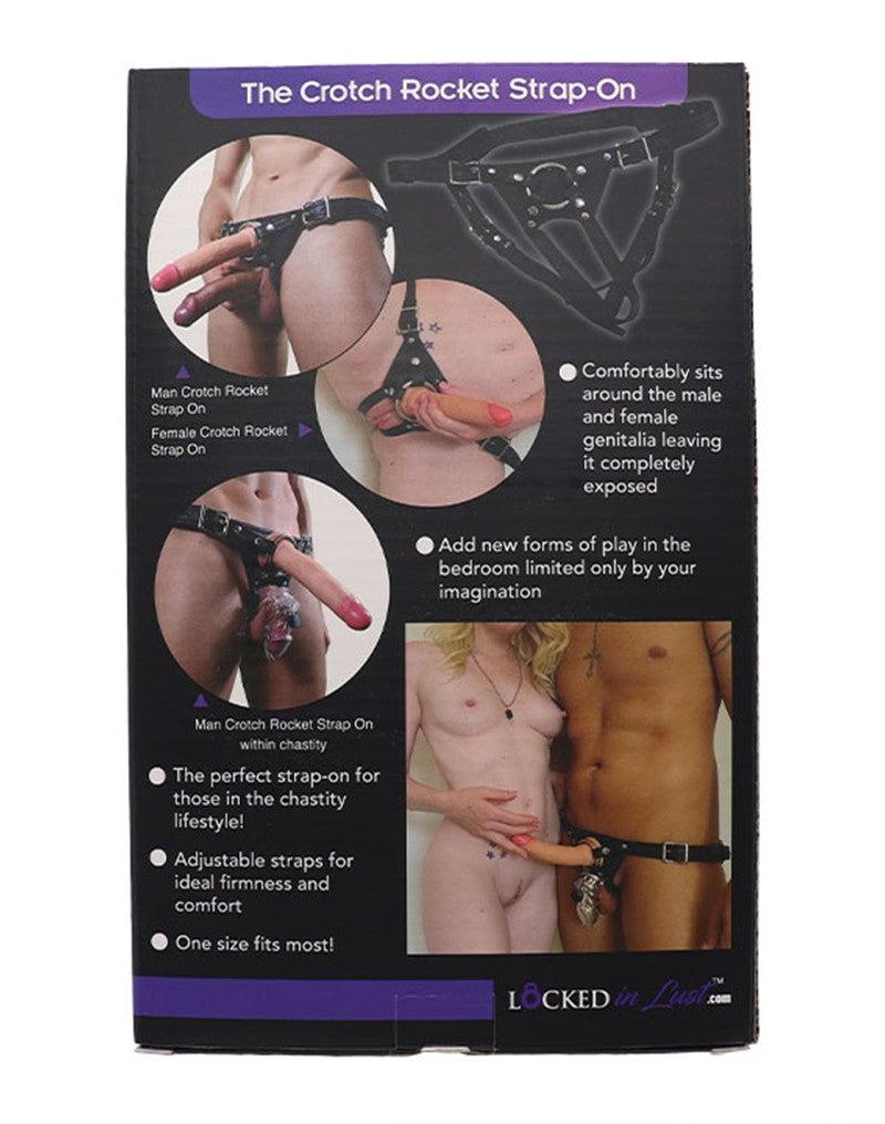 The Vice - Strap-On Harnas - The Crotch Rockett - Voor gebruik met kuisheidskooi