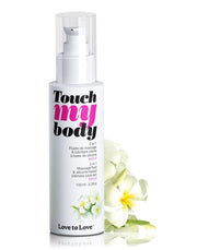 Touch my Body - Glijmiddel en Massageolie 2 In 1 - Gardenia