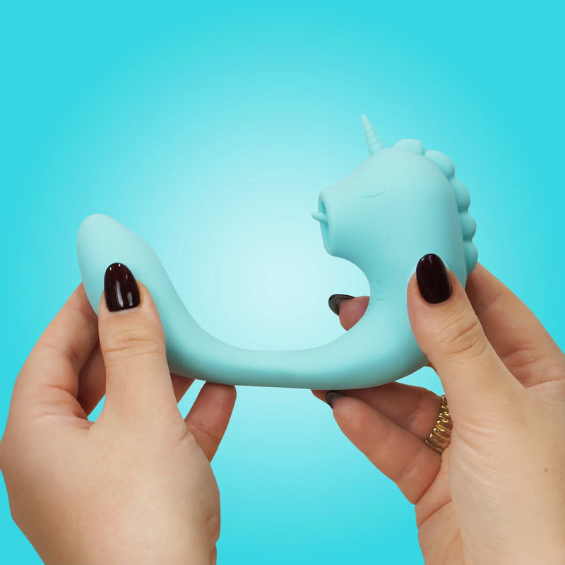 Unihorn C Horse - Ocean Peak - G-spot en Clitoris Vibrator - Blauw-Erotiekvoordeel.nl