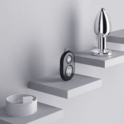 Kiotos - Vibrerende Buttplug - Oplaadbaar & Waterproof - Aluminium