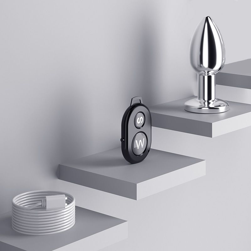 Kiotos - Vibrerende Buttplug - Oplaadbaar & Waterproof - Aluminium