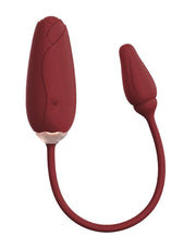 Viotec - Flora - Draagbare Vibrator met App Bediening - Wijnrood - Om Te Dragen in je Slip