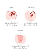 Viotec - Oliver Pro - Vibrator - Draagbare Vibrator met App Bediening - Goud en Wijnrood - Om Te Dragen in je Slip