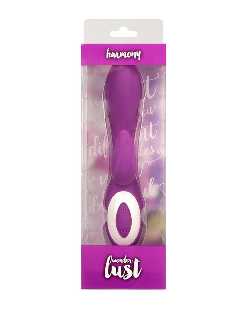 Wonderlust - Harmony - Clitoris En G-spot Vibrator - Paars