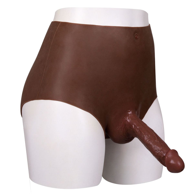 XX-DreamToys - Bodysuit - Female to Male - Drag - Ultra Realistisch Onderlichaam met Penis - Bruin
