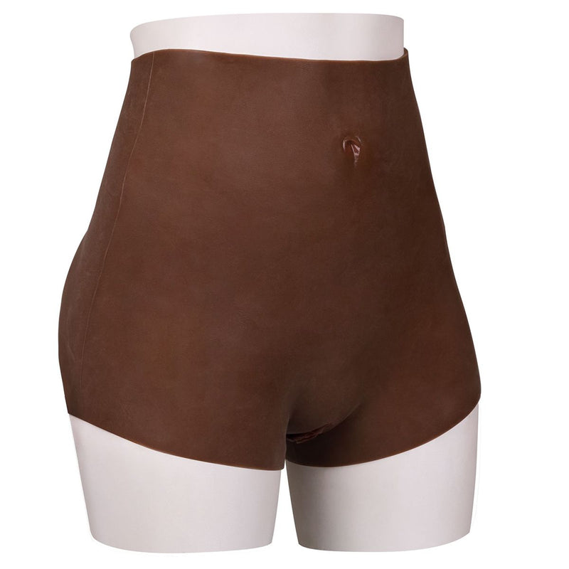 XX-DreamToys - Ultra Realistische Bodysuit Male-to-Female - Drag Queen - Vrouwentorso met Vagina - Bruin