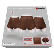 XX-DreamToys - Ultra Realistische Bodysuit Male-to-Female - Drag Queen - Vrouwentorso met Vagina - Bruin