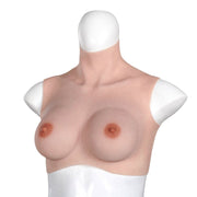 XX-DreamToys - Ultra Realistische Bodysuit - Male to Female - Vrouwentorso Met Borsten - Lichte Huidskleur