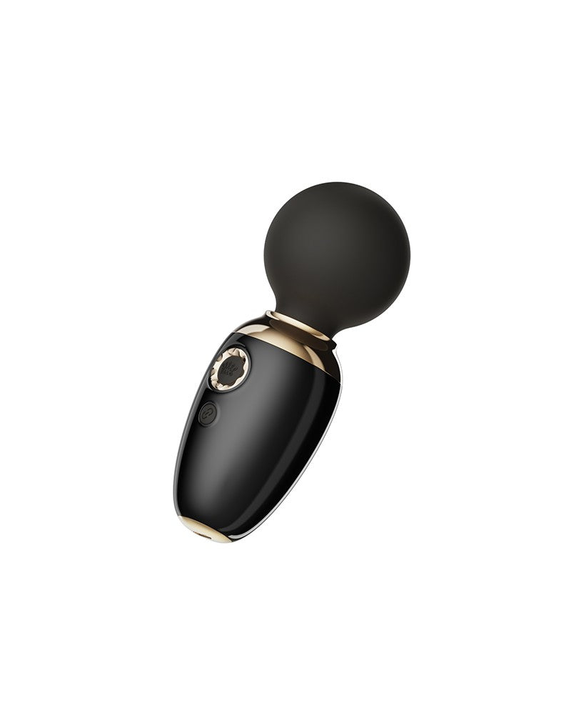 Zalo - Ava - Verwarmende Mini Wand Vibrator met App Bediening - Zwart