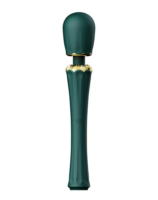Zalo - Kyro - Wand Vibrator - Met 2 Opzetstukken - Smaragdgroen