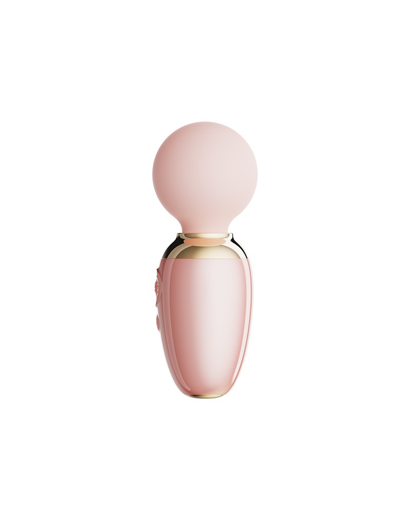 Zalo - Ava - Verwarmende Mini Wand Vibrator met App bediening - Lichtroze