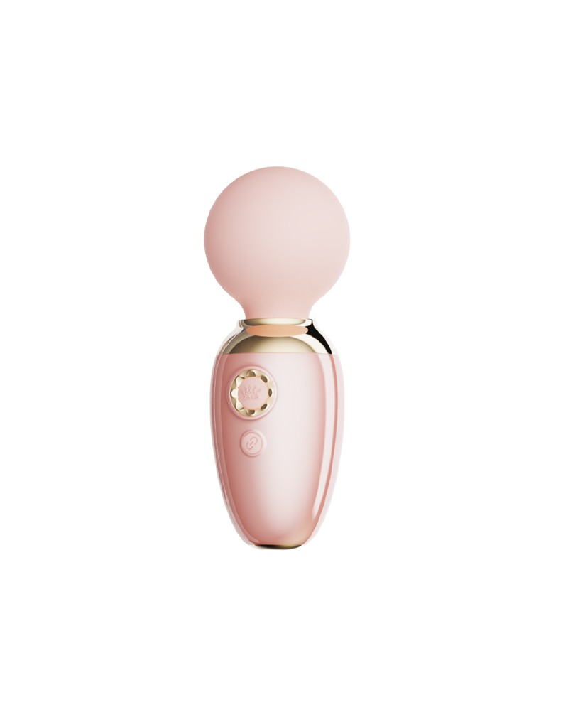 Zalo - Ava - Verwarmende Mini Wand Vibrator met App bediening - Lichtroze