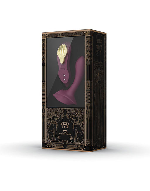 Zalo - Aya - Draagbare Panty Vibrator Met Afstandsbediening - Vibrerend Slipje - Amethyst Paars